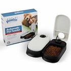 PAWISE Automatic Pet Feeder Food Dispenser for Cats and Dogs 2 Meal-1