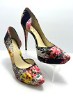 Jessica Simpson Platform Stilleto Heels Size 11 M Floral Multi-color #E