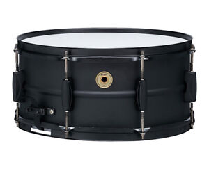 Tama Metalworks Steel Snare Drum With Matte Black Shell Hardware - 6.5