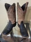 Men's Brown Shark Skin Leather Cowboy Boots. Size 11.5D,Condition Is Very Good.