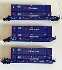 Kato N Scale 106-6117 Pacer MAXI-IV Double Stack Cars BRAN 6300 (Set of 3) EX