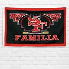 San Francisco 49ers Familia Flag 3x5 ft Banner Football NFL Super Bowl Champions
