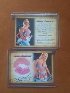 Jenna Jameson Autograph Signed Kiss Print Card Collectors Expo Model #85