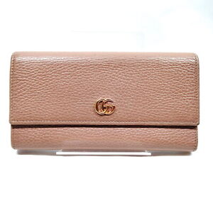 Gucci Long Wallet  Beige Leather 1181260