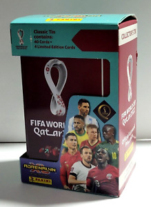 METAL BOX FIFA World Cup Qatar 2022 TCG Panini ADRENALYN XL - Red Version