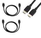 2 Pack Amazon Basics High-Speed HDMI Cable (48Gbps, 8K/60Hz ) - 3 Feet, Black