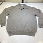BRIONI for NEIMAN MARCUS 100% Wool Made in Italy 3 Button Collar SWEATER Mens L