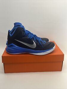 Nike Hyperdunk TB Navy Blue Silver Basketball Shoes Women's Size 11 653484-403