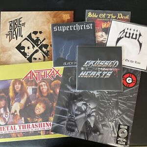 Heavy Metal VINYL lot NEW Anthrax Danzig Zuul Bible Of The Devil Superchrist