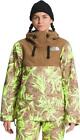 The North Face Tanager Waterproof Ski Jacket in Brown Prairie Paintbrush Size L