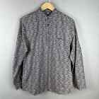 WAH Maker Frontier Clothing Mens Long Sleeve 1/4 Button Shirt Medium Paisley USA