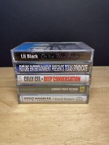 Hip Hop Rap Cassette Tape Lot Of 5 Explicit NEW! Sealed!