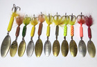 Worden's Rooster Tail Spinner Lure Lot (11) #4 #5  1/2 oz.