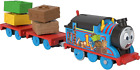 Toy Train, Wobble Cargo Thomas Motorized Engine with 2 Cargo Cars for Preschool