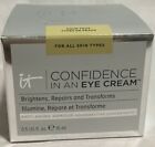 IT Cosmetics Confidence In An Eye Cream Full Size .5oz / 15ml New In Box