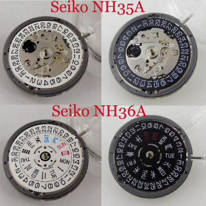 NH35/NH36/NH34 Automatic Mechanical Movement Date/Day Hacking 3/3.8/4/9 o'clock
