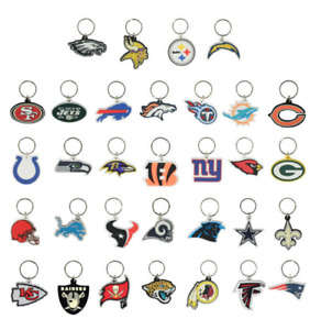 NFL Logo PVC Keychain: PICK YOUR 32 Teams of FANATICISM!!!