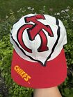 VINTAGE KANSAS CITY CHIEFS BIG LOGO HAT THE GAME SNAPBACK CAP CLEANED TWO TONE