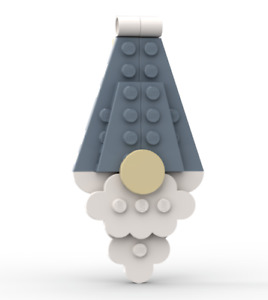 Nordic Gnome Christmas Tree Holiday Ornament  | Made with 100% Genuine New LEGO