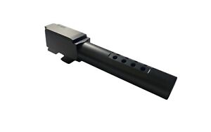 Ported G19 For Glock 19 DLC Barrel Flush Cut Crowned Fits Dagger SCT-19 Gen 1-3