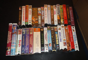 Brand New Sealed VHS Lot (VHS Lot of 35) Disney Rare Watermarks Action OOP HTF