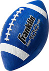Franklin Sports Kids Junior Football - Grip-Rite 100 Youth Junior Size Rubber Fo