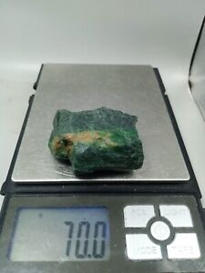70grams Burmese Mawsitsit Jade Rough Cut 100%Authentic Natural Mawsitsit Slab