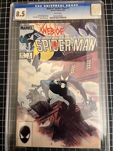 Web of Spider-Man #1 (Marvel Comics April 1985) White pages CGC 8.5 #0630303002