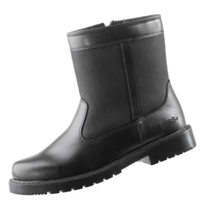 Men’s Water-Resistant Synthetic Upper w Zipper Warm & Comfortable Winter Boots