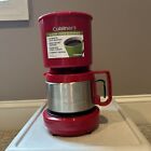 Cuisinart red 4 cup coffee maker-tested working