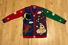 Storybook Knits Cat Sweater Embroidered Cardigan Exclusively HSN Women’s Medium