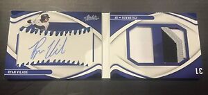 2022 Absolute Ryan Vilade Rookie Booklet Jersey Autograph 40/50