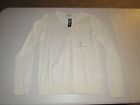 Old Navy Women's White Button Up Lightweight Cardigan Sweater Size M NWT