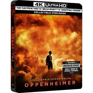 Oppenheimer - Collectible Steelbook (4K Ultra HD+Blu-ray+Digital Copy) - IN HAND