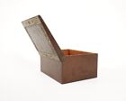 New ListingAntique Sterling Bronze and Wood R.H. Macy & Co. Cigarette Trinket Box