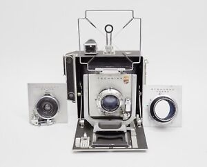 Linhof Technika III Standard Press 4x5 W/ 90mm, 127mm & 240mm Schneider Lens IV