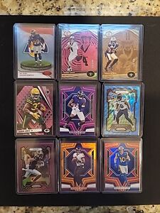 numbered football cards lot