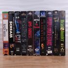 Horror VHS Lot of 10 VCR Tapes Texas Chainsaw Poltergeist Amityville Scream