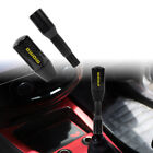 Universal MOMO Black Carbon Fiber Manual Gear Stick Shift Knob Lever Shifter