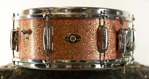 New Listing1960s Slingerland 5.5x14 Artist Sparkling Pink Pearl Snare Drum