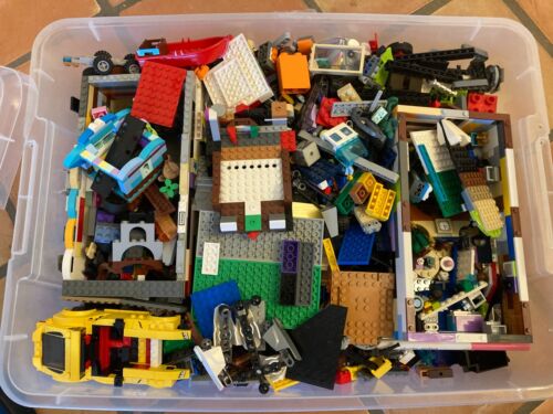 Legos, box, used, all colors, car parts