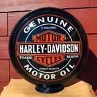 Harley Davidson - Genuine Motor Oil - Gas Pump Globe ~ FREE SHIPPING