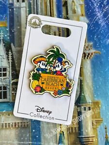 2022 Disney Parks Caribbean Beach Resort Mickey & Minnie Mouse OE Pin
