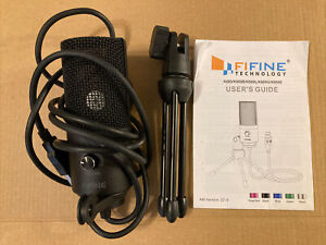 FIFINE K669B Cardioid USB Studio Recording Microphone For Youtube, Gaming & More