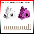 2PC Front & Rear Diff Gear Box #85045 for 1/8 HPI SAVAGE 25 SS 4.6 3.5 RS4 3 21。