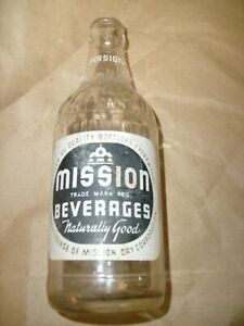 Mission Beverages, clear soda  Bottle - Wilmerding, PA - good movie prop