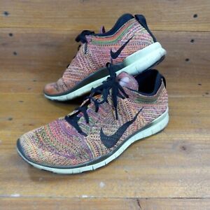 Nike Running Shoes Womens 10 Free 5.0 TR Flyknit 718785-801 Athletic