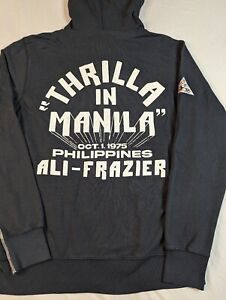 Muhammad Ali - Roots Of Fight Thrilla In Manilla Zip Hoodie  (XXL,Navy)