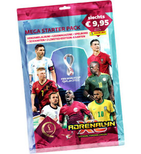 FIFA WORLD CUP QATAR 2022 Mega Starter Pack 4 BOOSTER 2 LIMITED EDITION + COIN