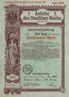 DEUTSCHES Reich 1916 Berlin Adler Germany 200 M Coupons not cancelled lit. E